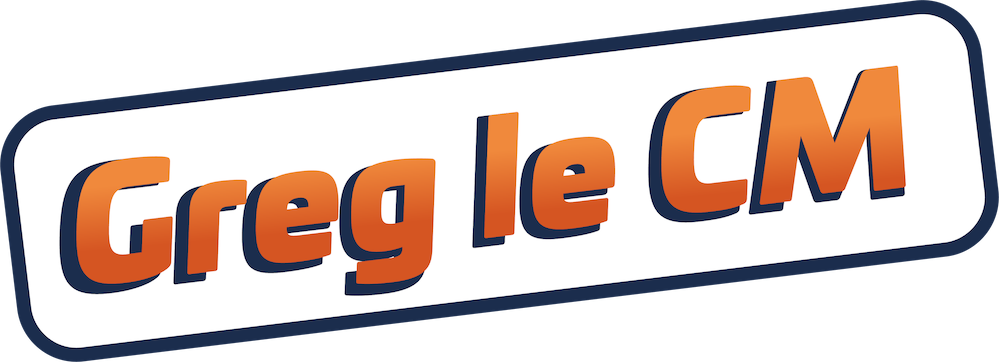 Logo bandeau Greg le CM, expert en Community Management et stratégie Social Media.